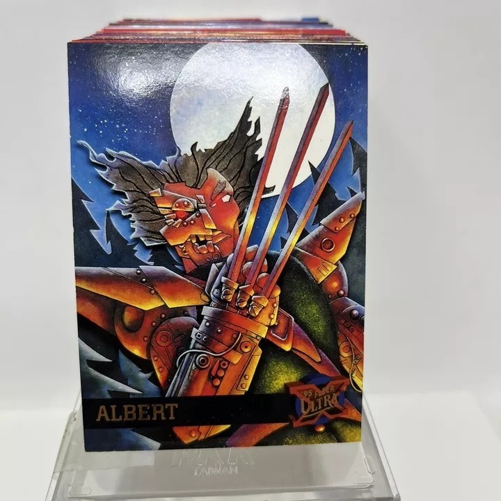 kartu 1995 Fleer Ultra Marvel X-Men Trading Cards COMPLETE BASE SET 150 CARDS