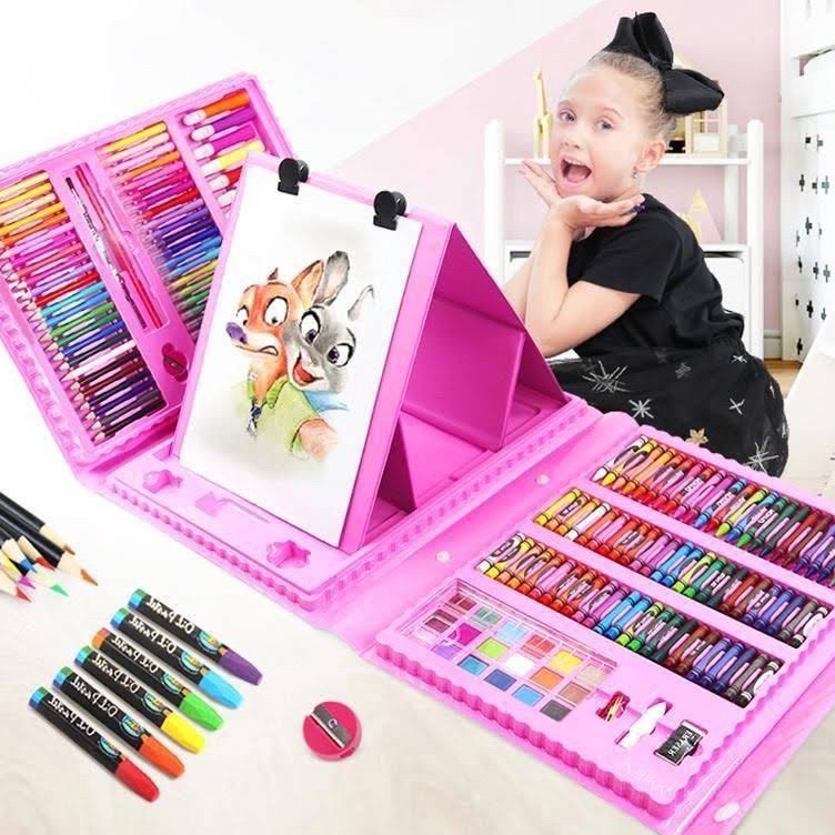 

Promotion crayon set 15pcs anak cat air mewarnai anak set gambar anak mengganbar anak pensil warna set