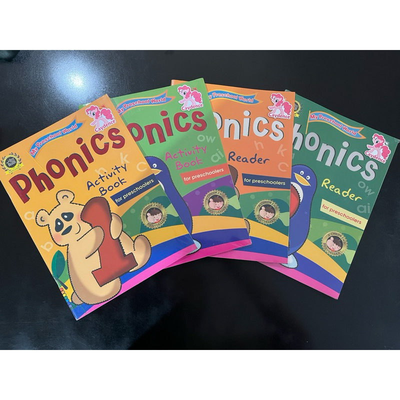 BUKU PELAJARAN PRESCHOOL - BUKU PHONICS READER PRESCHOOL - PRELOVED