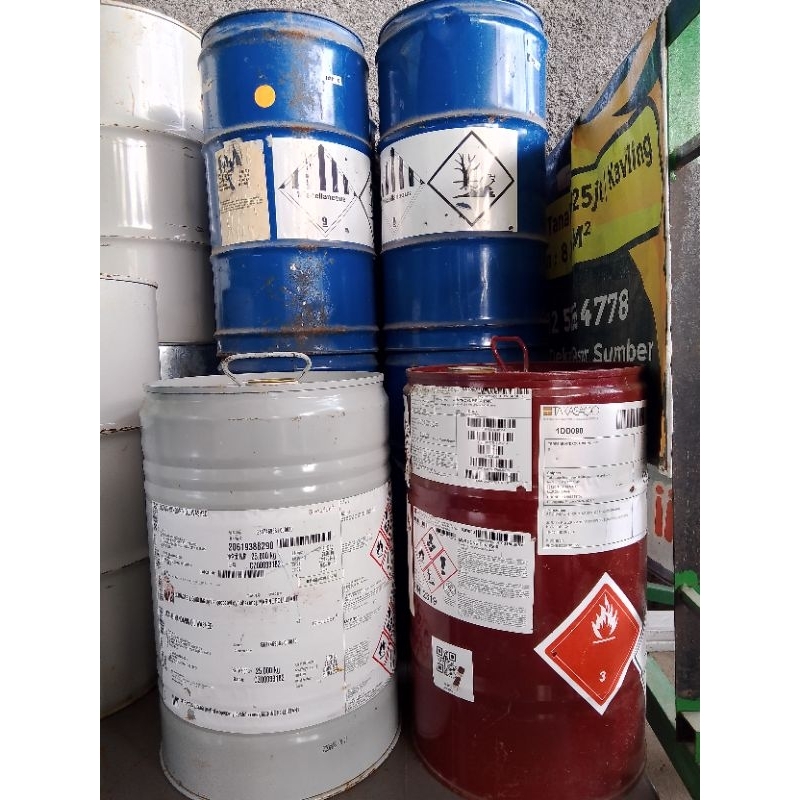 Drum/Jerigen besi 30liter awet tidak bocor