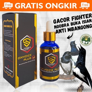 OXIVOICE OXYVOICE OXIVOICE PLUS ORIGINAL VITAMIN OBAT BURUNG KACER VITAMIN DOPING CAIR