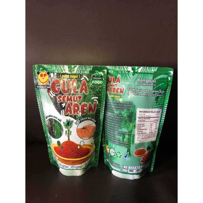 

Gula semut aren asli 1kg (pouch fullprint sesuai gambar) kwalitas premium