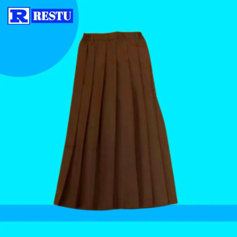 rok sd pramuka panjang,rok sd rempel panjang,rok panjang sd pramuka