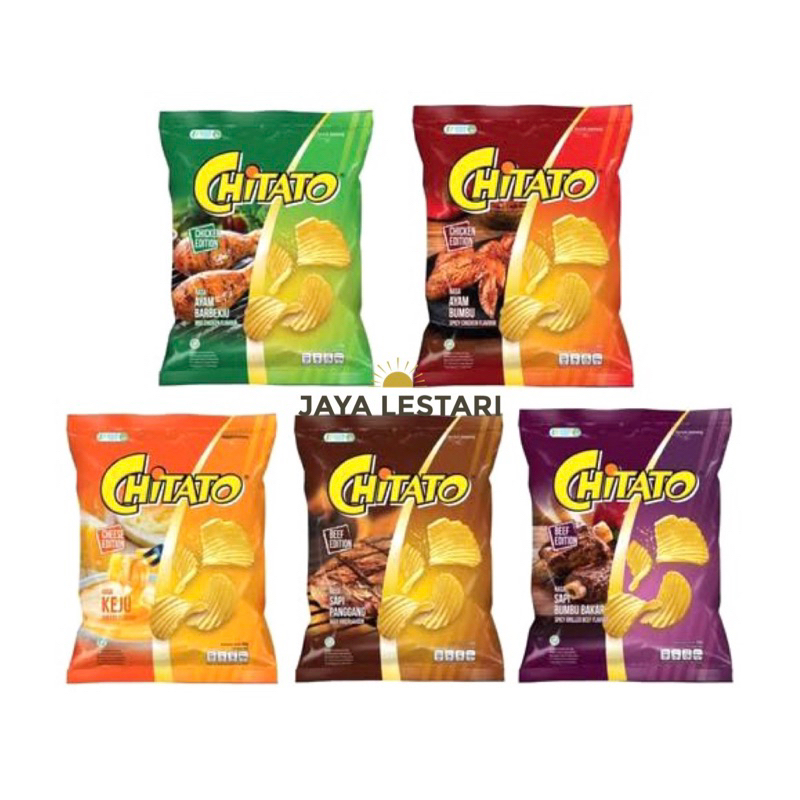 

Chitato Keripik Kentang (4 Varian Rasa) (2 Ukuran)