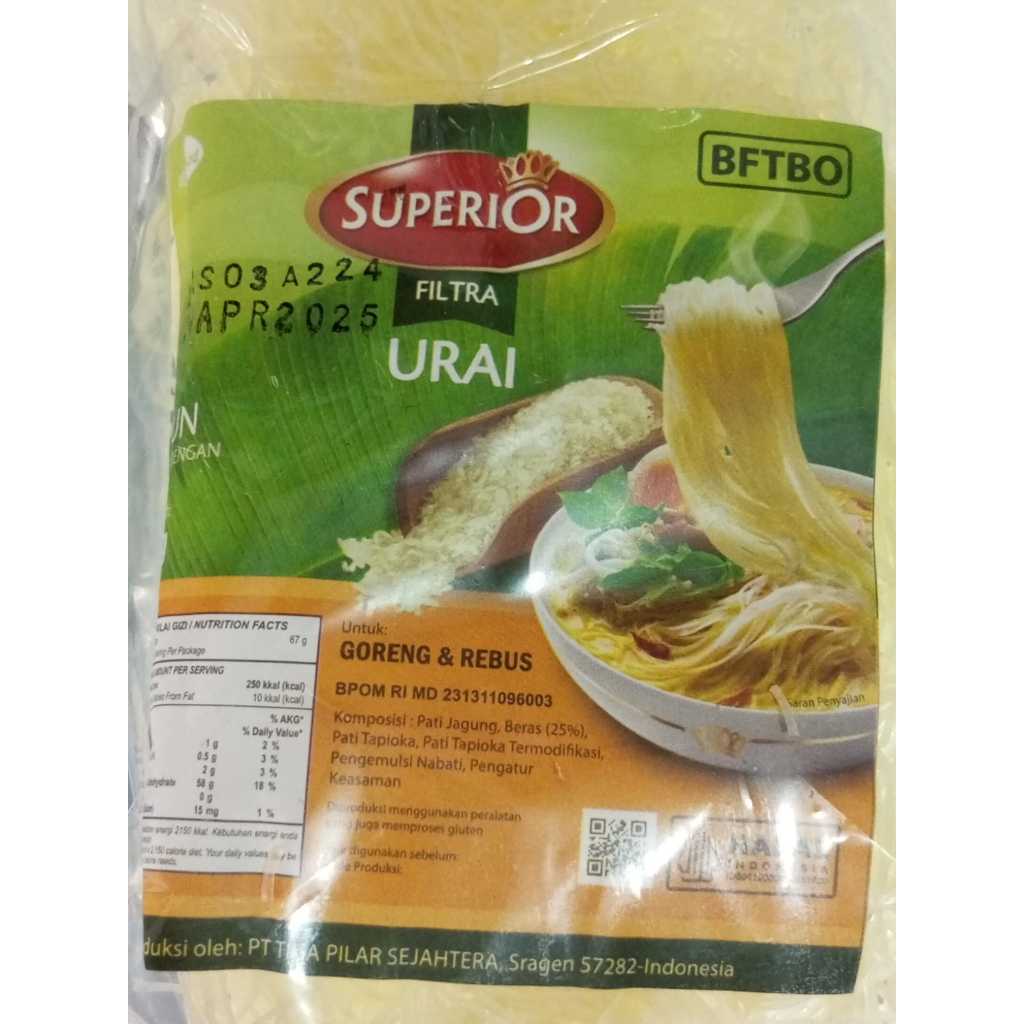 

Bihun Jagung Superior 130g