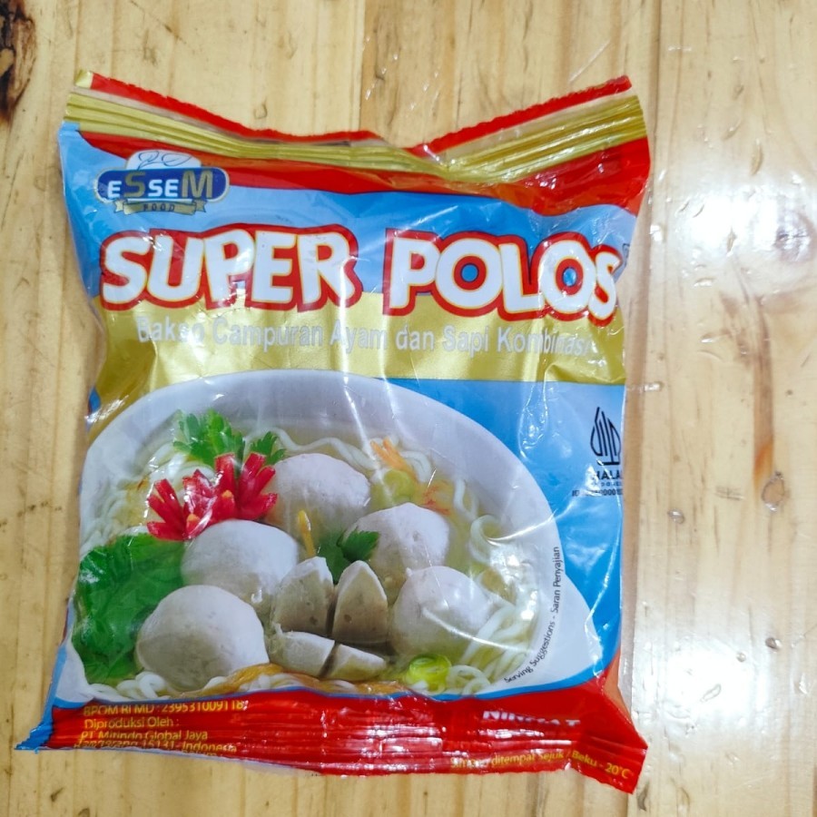 

Essem bakso sapi super polos isi 10 pcs