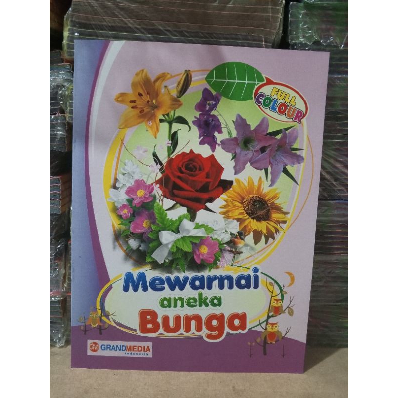

Mewarnai aneka Bunga