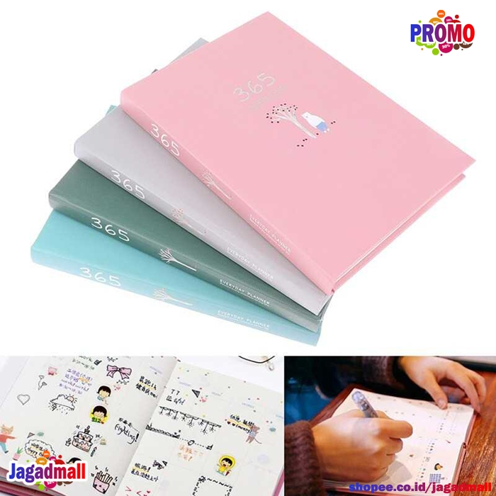 

Buku Diary 365 Hari Daily Journal Hard Cover 128 Pages