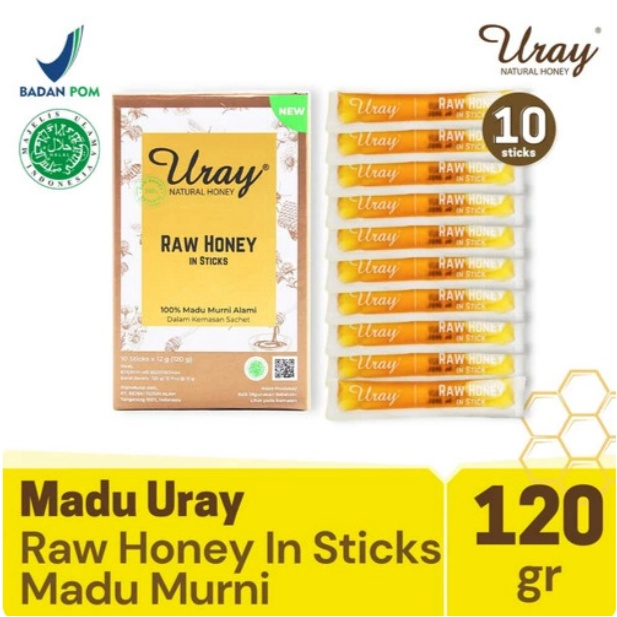 

PRODUK QHQIU MADU URAY STICK SACHET ASLI MURNI GINGER MADU HUTAN NUTRISI NATURAL HONEY MWI