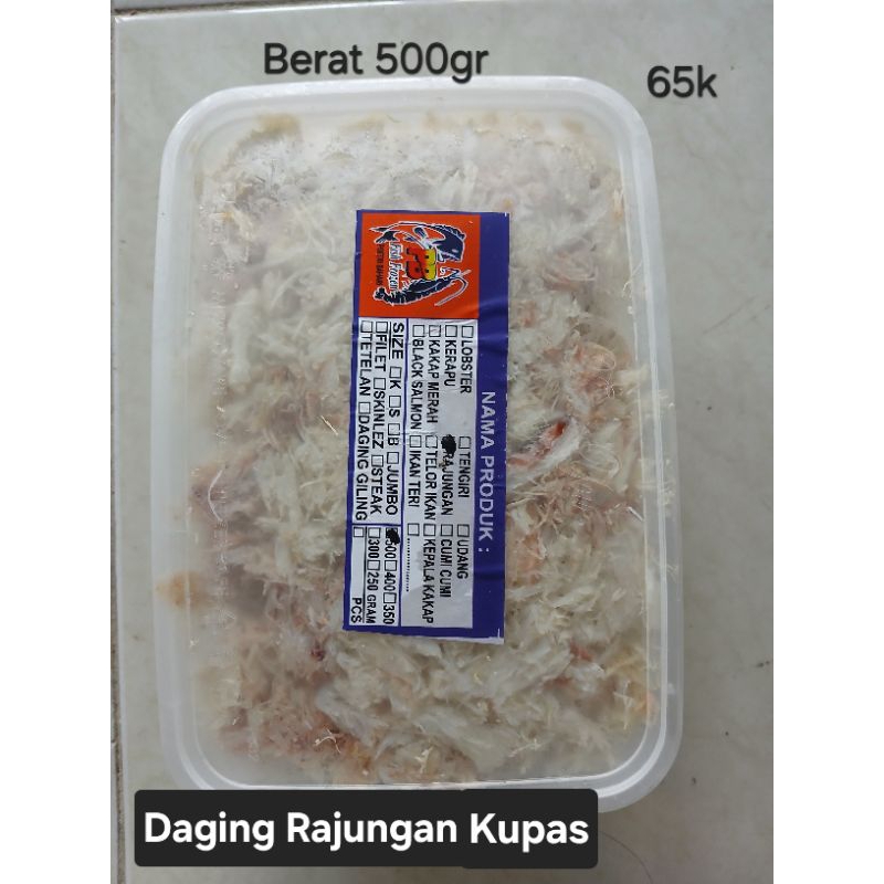 Daging Rajungan Beku