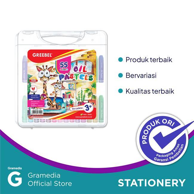 

Gramedia Bandung TSM - Greebel Crayon Oil pastel PP-55C CRD