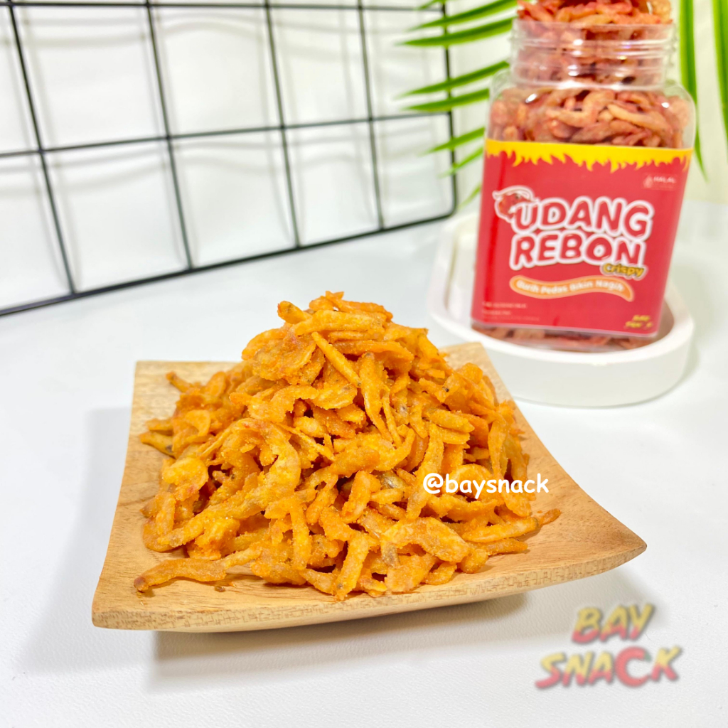 

UDANG REBON CRISPY 120 gr Pedas Kriuk Nagih