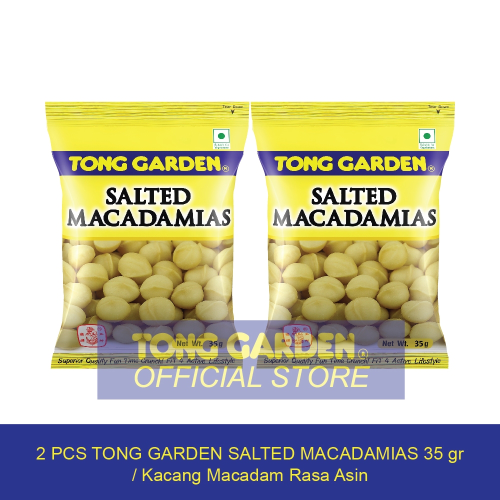 

Tong Garden Kacang Macadamia Asin 35 gr Spesial Promo Bundle 2