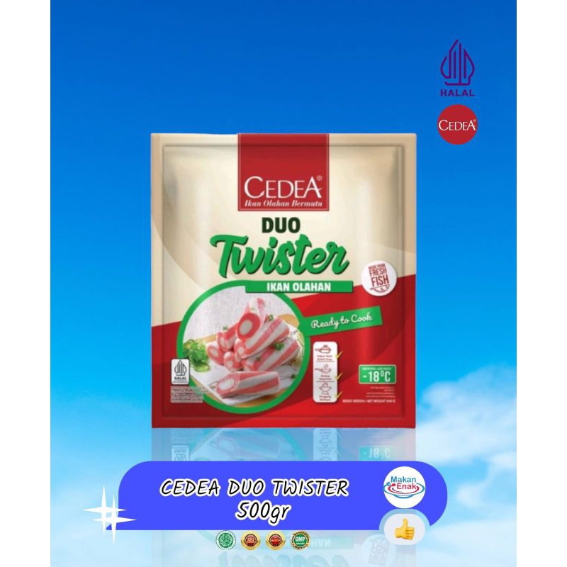 

Cedea Baso Ikan Duo Twister 500gr isi 20pcs