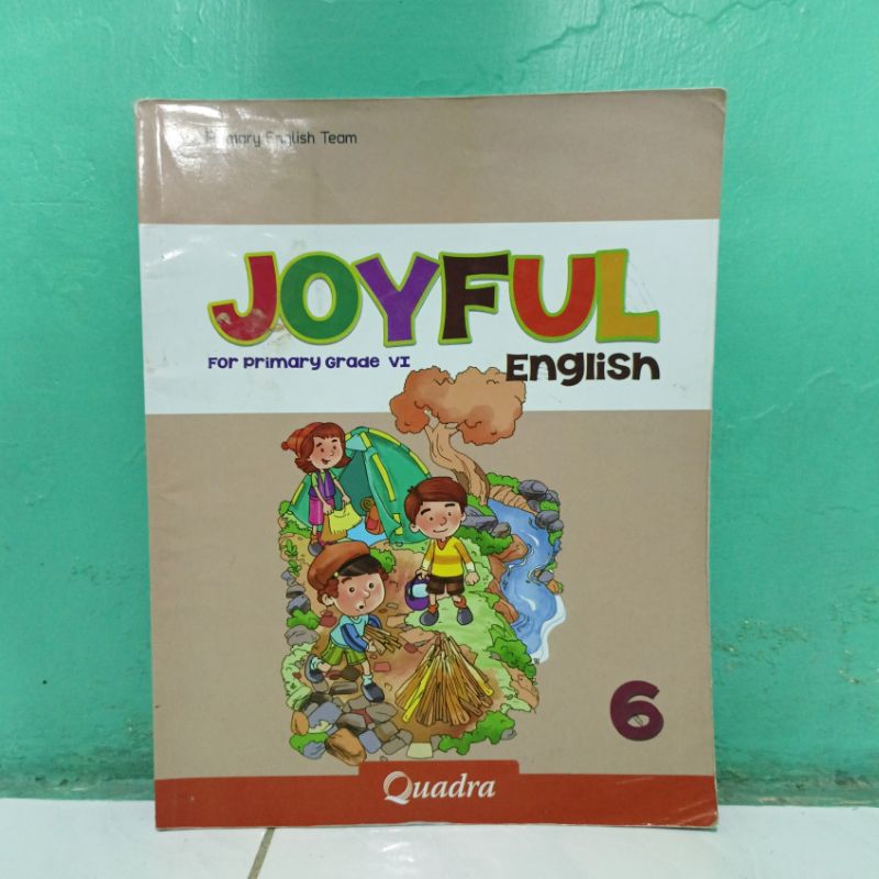 Buku Joyful English Bahasa Inggris Kelas 6 VI SD Penerbit Quadra - Tim Bahasa Inggris - Original
