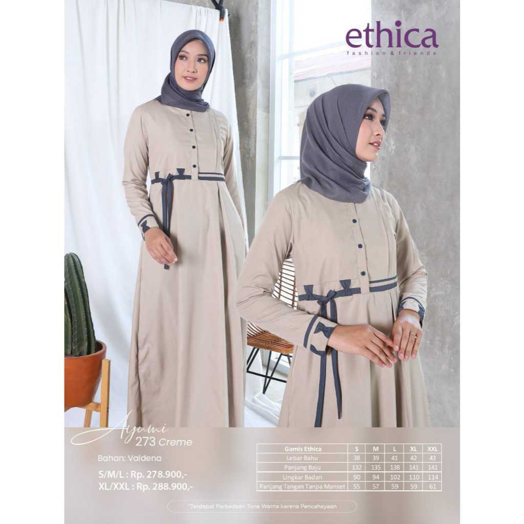 Ethica Ayumi 273 Gamis Dewasa Wanita Best Seller