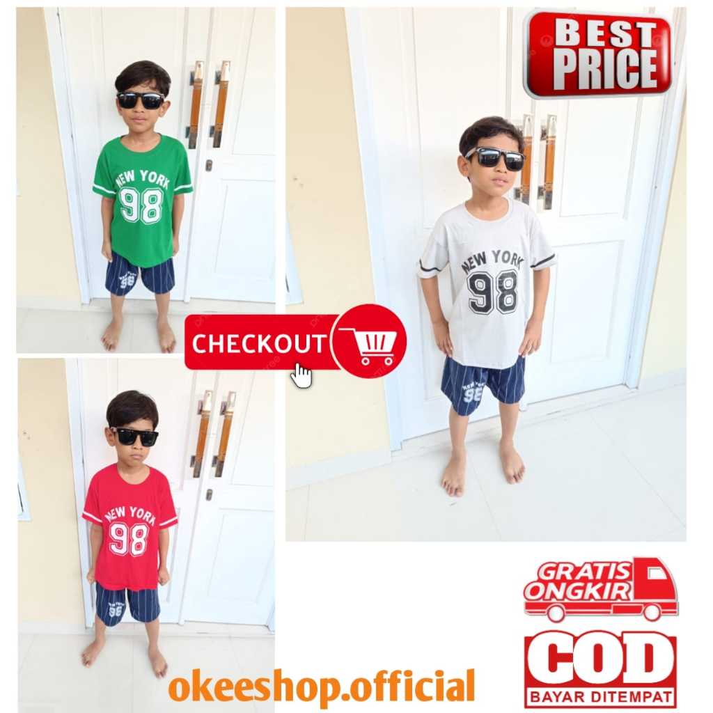 BAJU SETELAN ANAK/OOTD ANAK LAKI-LAKI UMUR 1-12TAHUN OS