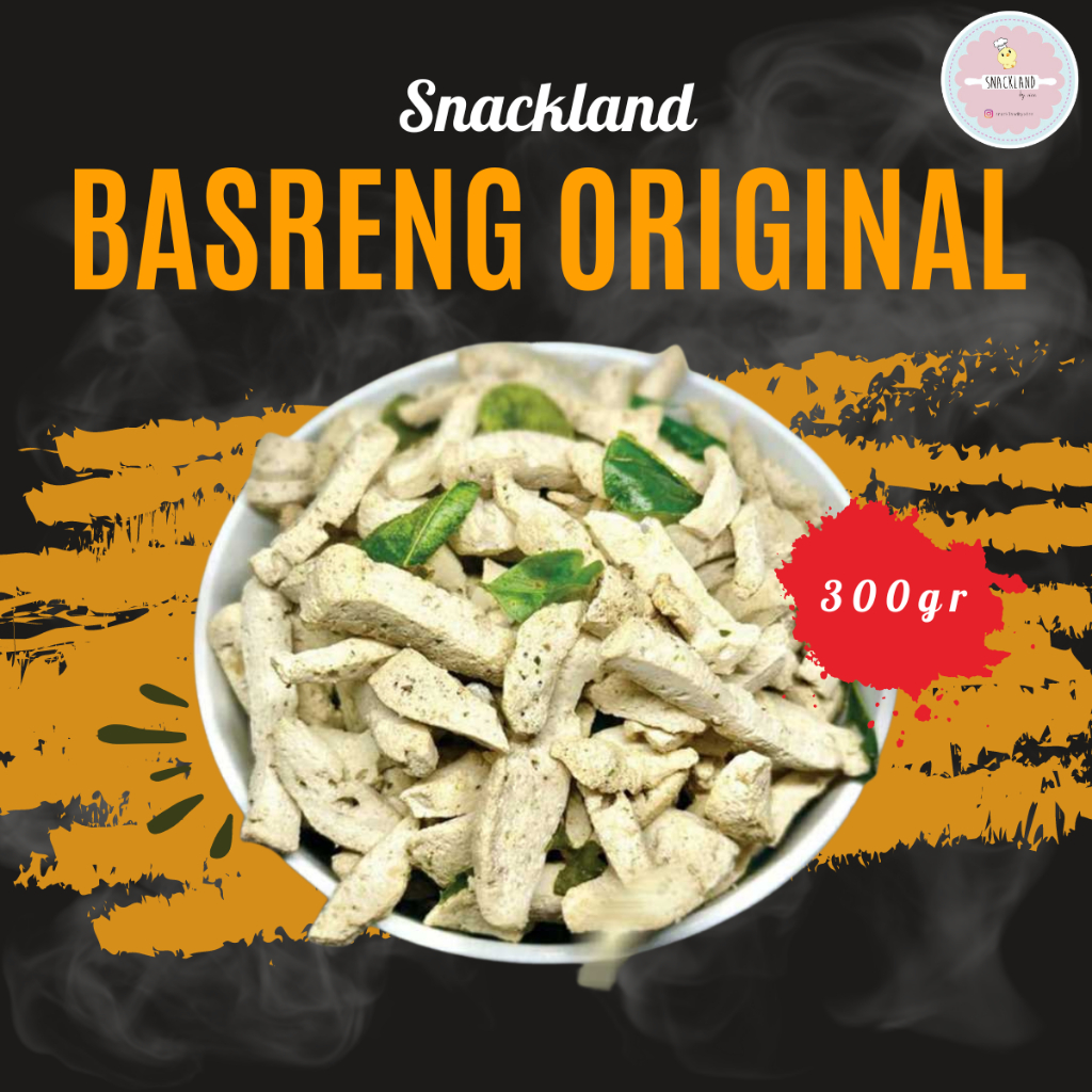 

Snack Basreng 300gr Baso Goreng Original Daun Jeruk Cemilan Makanan Ringan