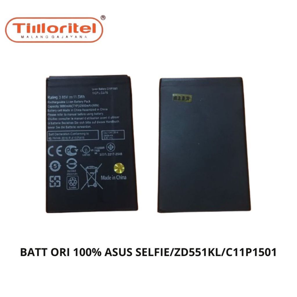 BATT ORI 100% ASUS SELFIE/ZD551KL/C11P1501