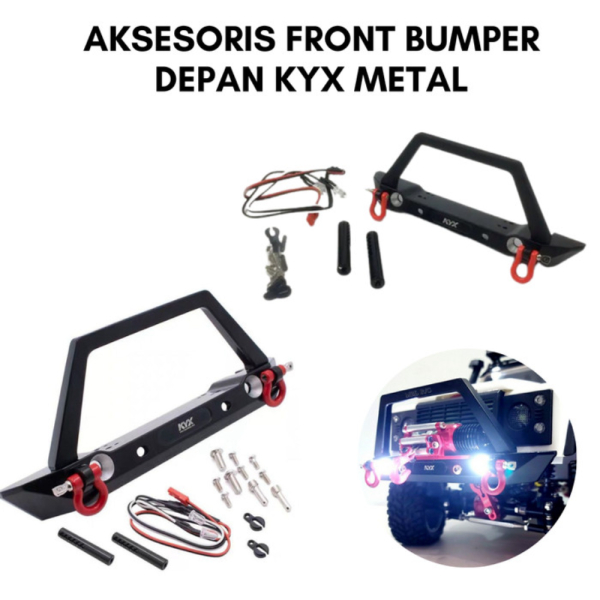 

Unik Bumper Berkualitas KYX KYX Metal Front Set Bumper - Depan Aksesoris Adjusted RC