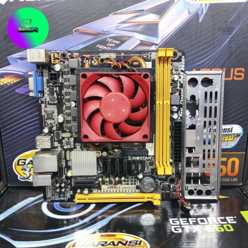 Motherboard AMD Biostar FM2+ Processor APU A10-7870K DDr3