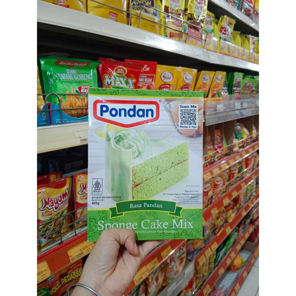 

PONDAN SPONGECAKE PANDAN 400GRAM