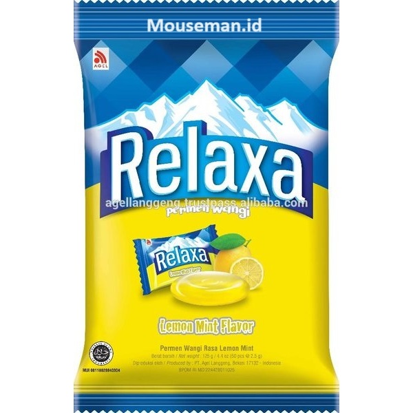 

Mouseman - Permen Wangi Relaxa Fruit Rasa Lemon Mint Flavor 125 gram