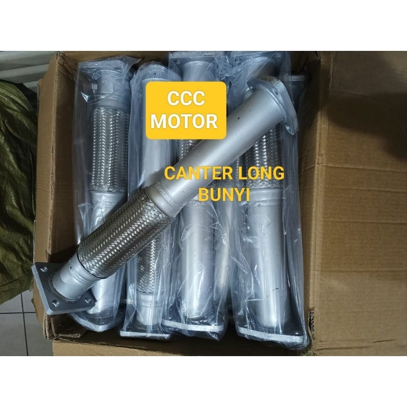 FLEKSIBEL KNALPOT TYPE PANJANG MITSUBISHI CANTER PS125 TURBO PS110 NEW PS120 NEW PS 136 HDX HDL CANT