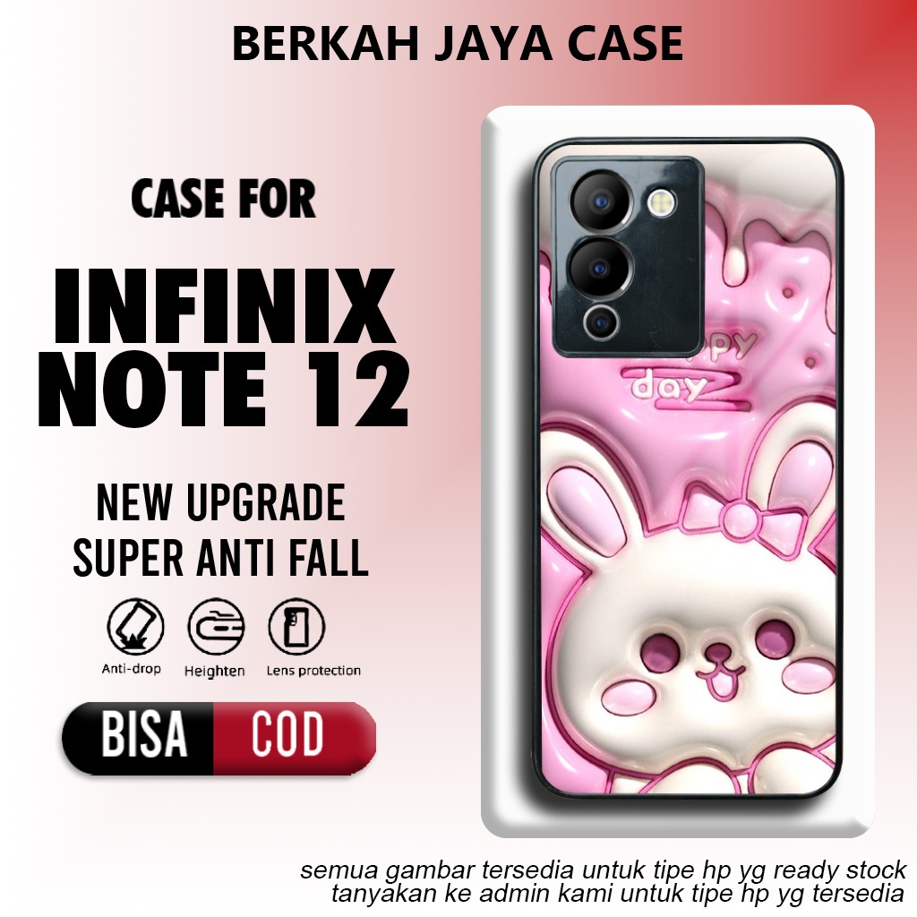 Case Infinix Note 12 Terbaru - Casing Infinix Note 12 - Motif Cute 07 - Hardcase Premium Glossy - So