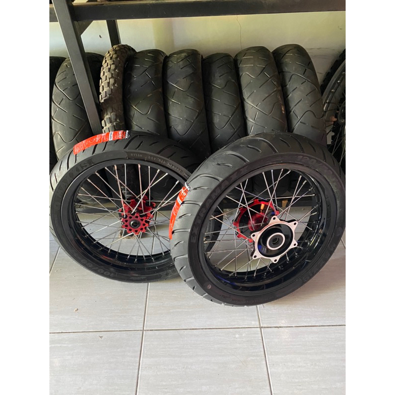 whellset crf supermoto 300 350 ban maxxis