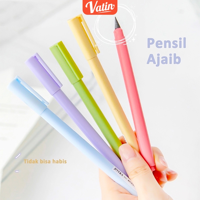 

pensil tanpa batas 2B/eternal pencil/Graphite Pensil/tidak perlu diasah lagi untuk sketsa lukis artalat tulis menulis siswa-Vatin_Shop