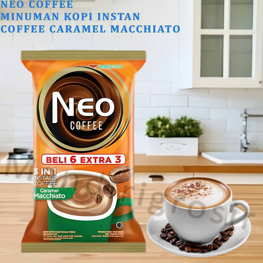 

Minuman Kopi Instan * Neo Coffee * Coffee Caramel Machiato * 3in1