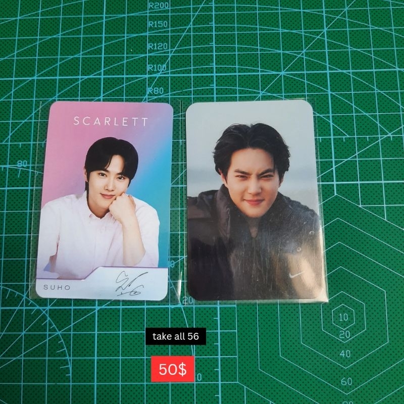 exo suho official photocard pc yizhiyu self portrait lottobox welcome kit 2020 2019 kihno