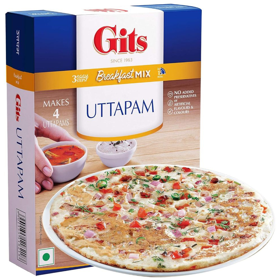 

GITS UTTAPPAM BREAKFAST MIX 200G / Pancake Gurih