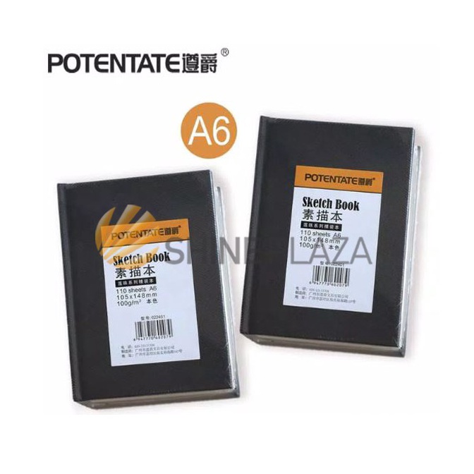 

KODE B82W Potentate A6 Sketchbook 1gsm Kertas Buku Gambar Sketsa Potentate