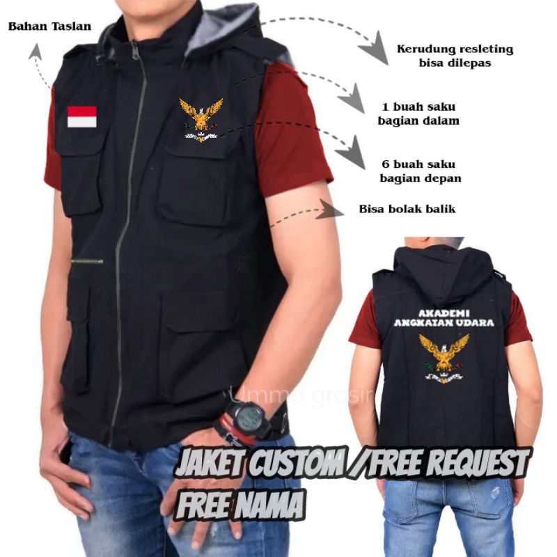 JAKET ROMPI AKADEMI ANGKATAN UDARA FREE REQUEST
