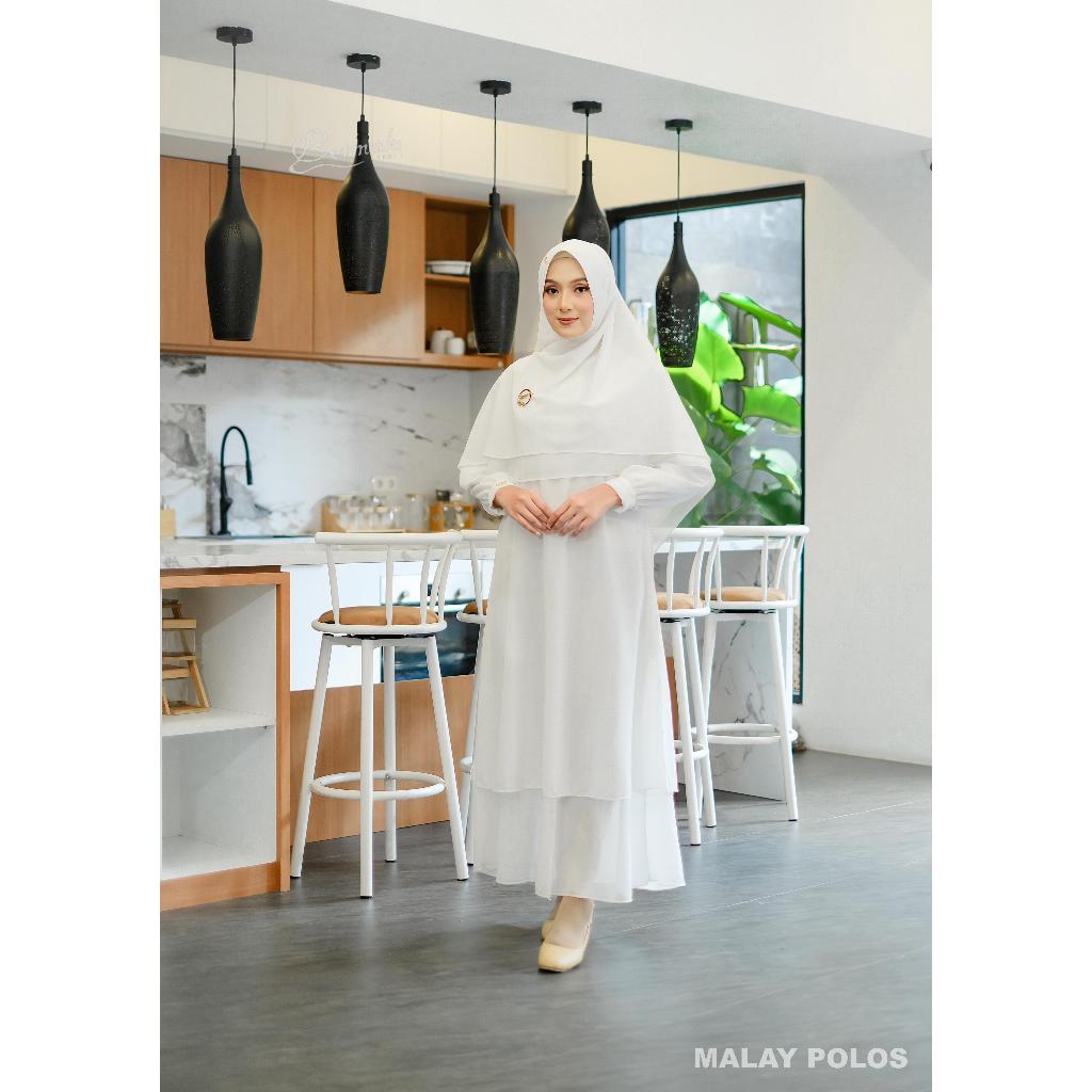 GAMIS SET SYARI MALAY BERMERKS