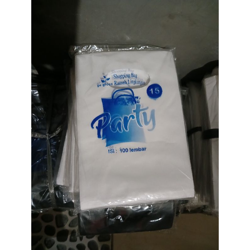 Plastik HD Plong Party Shooping Bag Olshop Premium Tebal