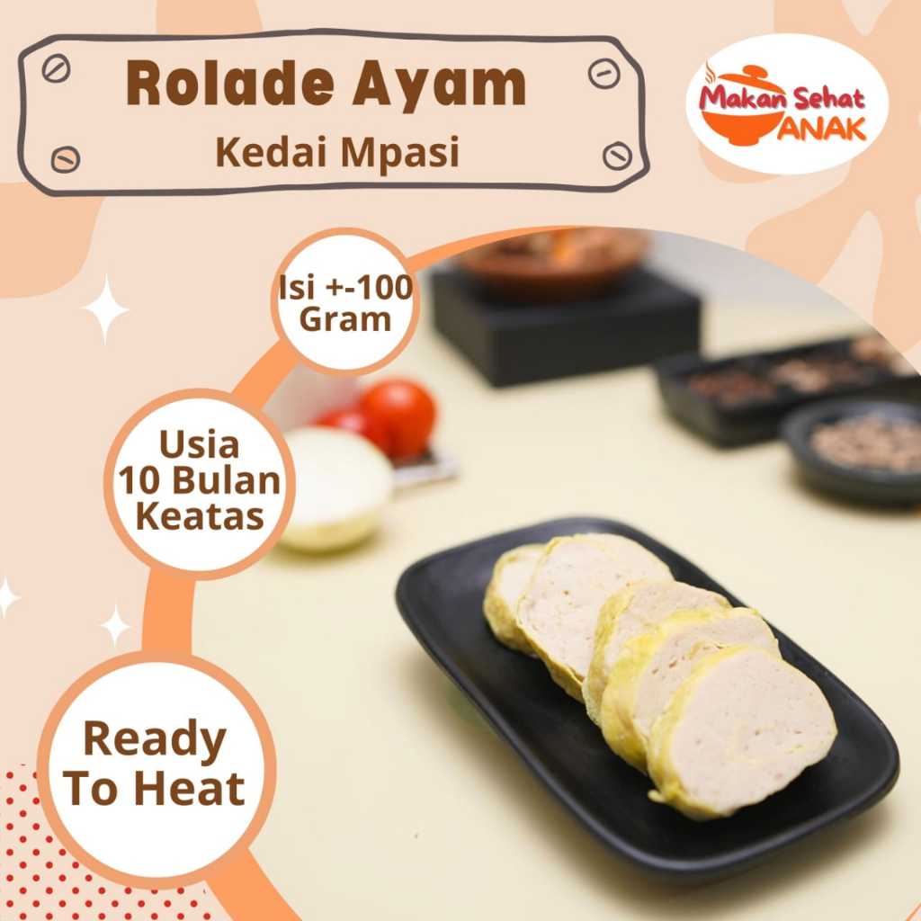 Kedai Mpasi Lauk Pauk ( Rolade/ Otak-otak/ Sempol/ Gadon/ Udang Nori/ Sate Lilit/ Sempol) MPASI 10 b