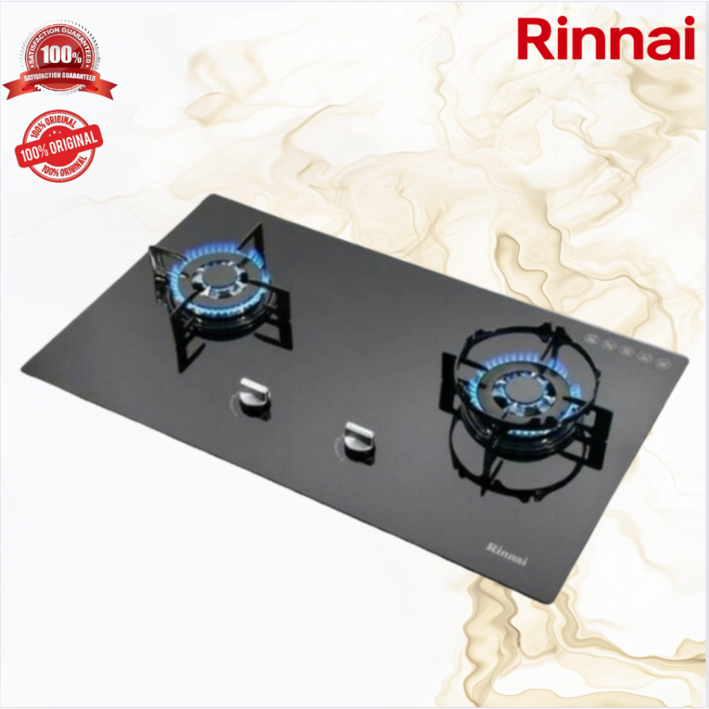 KOMPOR GAS TANAM RINNAI RB712N/GB/RB-712N/GB/RB-712-N/GB/KOMPOR GAS TANAM RINNAI ORIGINAL BERGARANSI