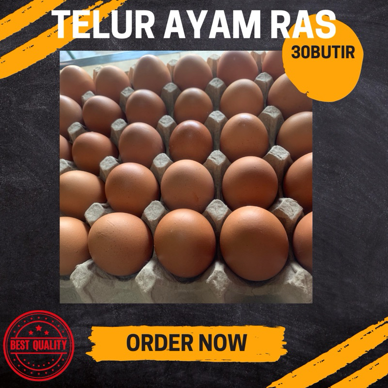 

telur ayam negeri RAS premium isi30butir