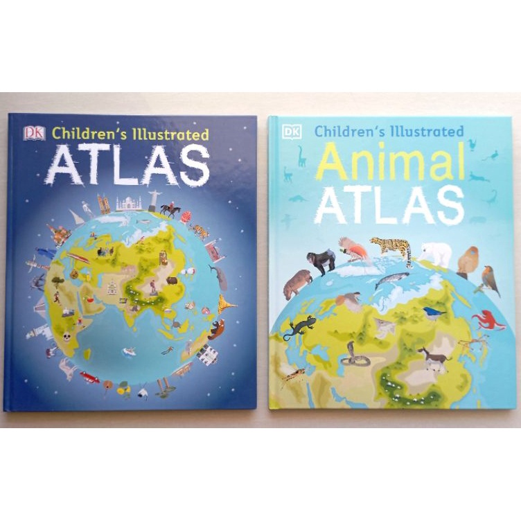 KODE B94H DK Childrens Illustrated Atlas  Animal Atlas Hardcover