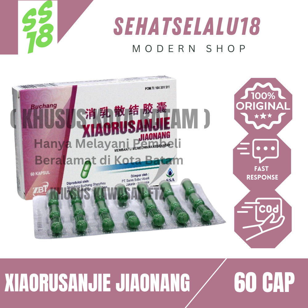 Buchang Xiaorusanjie Capsule  - Obat Menghilangkan Nyeri Pada Payudara