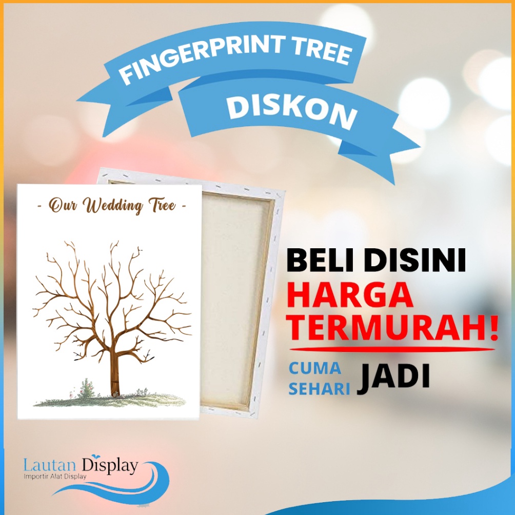 

KODE G52C Canvas Wedding Tree Fingerprint Kanvas Guest Book Lukisan Pohon Sidik Jari Buku Tamu Pernikahan Wedding Invitation 5x7 cm Tema Biru Pink Ungu Merah Rainbow Kanvas Sketsa Gambar