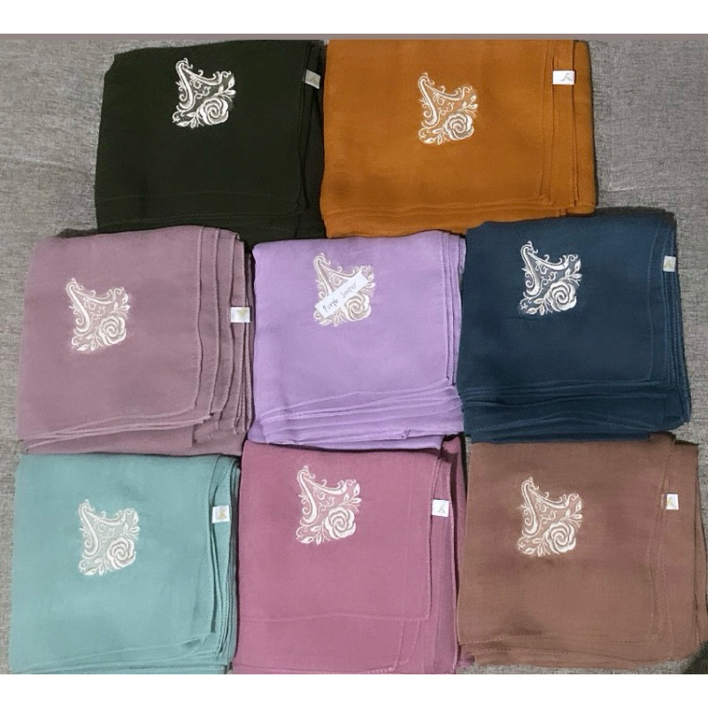 New Plain Scarf Paris By Ayu Dyah Andari ORIGINAL