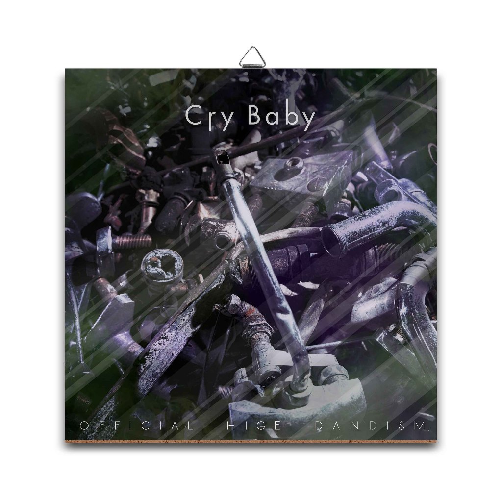 Poster dinding kayuHIGE DANDISM CRY BABY-JAPAN MUSICmaterial MDF