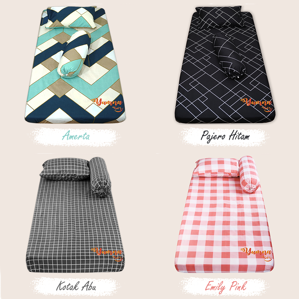 Sprei 140x200 Aesthetic - Sprei 140x200x15 - 140x200x20 Plaid/Kotak Kotak