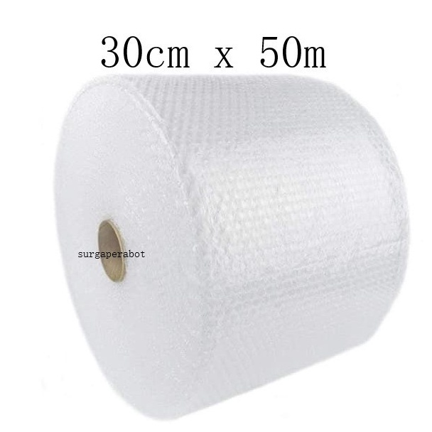 

Fresh Bubblewrap 3cm x 5m bening bubble wrap roll murah plastik eceran bandung