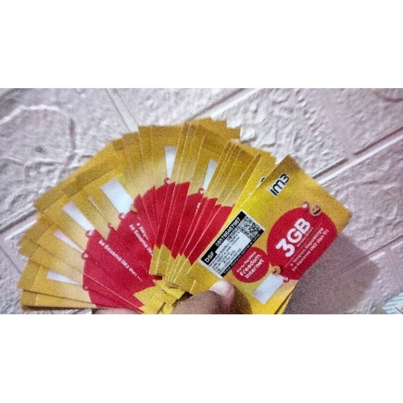kartu perdana Indosat IM3 freedom internet 3Gb/6Gb/9gb