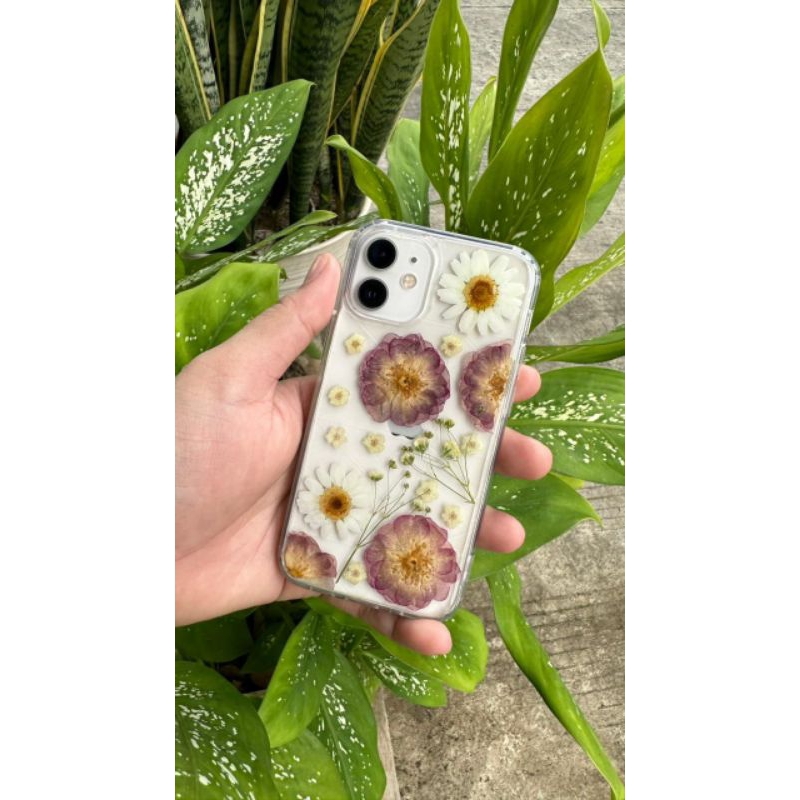 CASE HP BUNGA KERING RESIN AESTHETIC CUSTOM CASE HP IPHONE ANDROID PHONE CASE OPPO VIVO INFINIX REAL